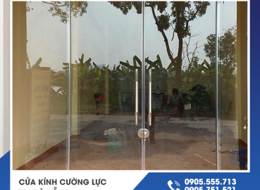 Cửa kính cường lực tại Đà Nẵng – Giải pháp an toàn và thẩm mỹ cho không gian sống