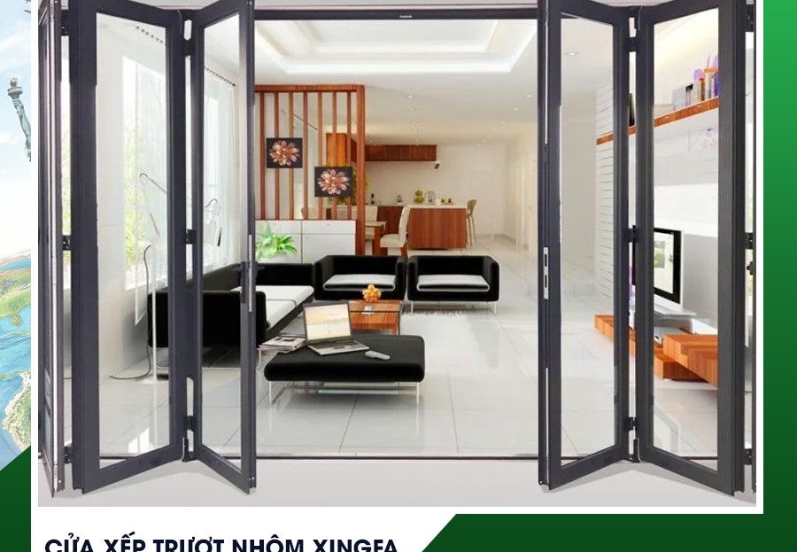 Cửa xếp trượt nhôm Xingfa Đà Nẵng – Giải pháp tối ưu cho không gian hiện đại