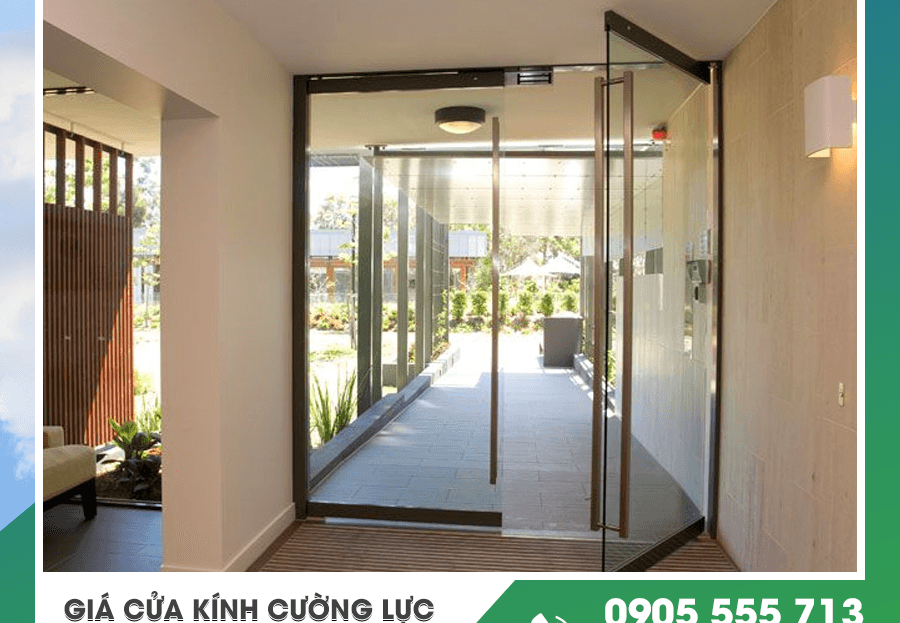 Giá cửa kính cường lực 2 cánh mới nhất – Cập nhật chi tiết và minh bạch