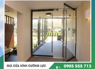 Giá cửa kính cường lực 2 cánh mới nhất – Cập nhật chi tiết và minh bạch